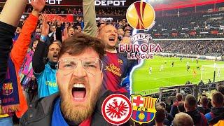 Eintracht Frankfurt vs. FC Barcelona - Stadionvlog im Auswärtsblock  | PURER WAHNSINN | ViscaBarca