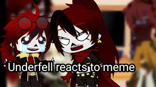 Underfell reacts to memes||Undertale au||gacha club