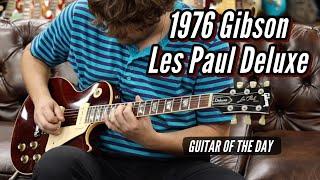 1976 Gibson Les Paul Deluxe Wine Red | Guitar of the Day