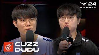 Cuzz, DuDu 인터뷰 | KDF vs. FOX | 06.28 | 2024 LCK 서머 스플릿