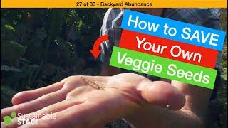 27 of 33 - Backyard Abundance – How to Save Your Own Veggie Seeds