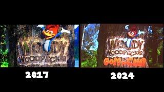 Woody Woodpecker And Woody Woodpecker Goes To Camp Intro (2017 And 2024 Comparisons)