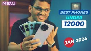 TOP 5 Best Phones Under 12000 in JAN 2024 l Best Mobile Under 12000