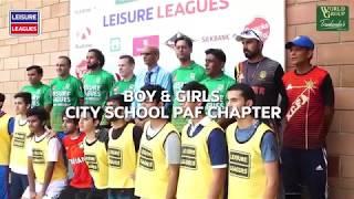 Leisure Leagues PK & Kevin Reeves at City School PAF Chapter