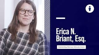 Erica Briant, Outstanding Attorney Advocate, Pennsylvania Legal Aid Network (PLAN) Excellence Awards