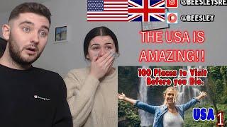 British Couple Reacts to 100 Places In The USA You Need to Visit Before You Die (Part 1)