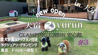 【犬宿･大分】#3　リピートしたいグランピング一体型！　GLAMPING CABIN 安心院 　グランピング安心院　@inuyado