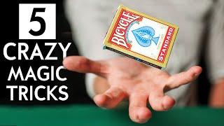 5 CRAZY Magic Tricks You Can Do RIGHT NOW | Revealed