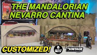 Star Wars The Vintage Collection | The Mandalorian Nevarro Cantina | Custom & Diorama!