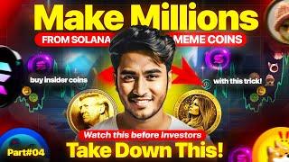 Secret Scalping Trick To Make Millions With Memecoins | Solana Memecoins Guide | Dex Screener