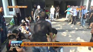 93 Pelaku Kejahatan Siber Diterbangkan ke Jakarta