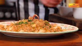 Arthur Potts Dawson's Prawn & Squid Risotto with New Potatoes & Parsley with Lee Kum Kee