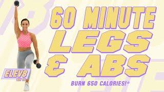 60 Minute Legs and Abs Workout Sydney Cummings The ELEV8 Challenge | Day 20