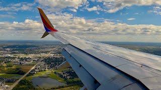 [4K] – Full Flight – Southwest Airlines – Boeing 737-79P – DEN-TUL – N7857B – WN1143 – IFS 972