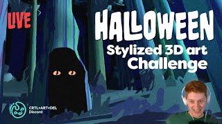 Halloween stylized 3D challenge (featuring @Tradigital) 