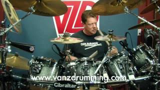 How to Play Drums - Flam Drum Solo Groove - Vanz Drumming