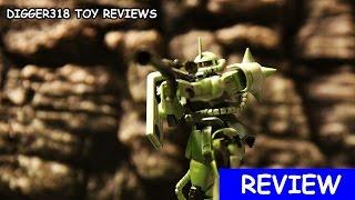 Gundam MS 06F Zaku II RG Model Kit Bandai Review