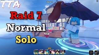 Roblox: Touhou Tower Assault | TTA - Raid 7 Normal Solo No Mythics