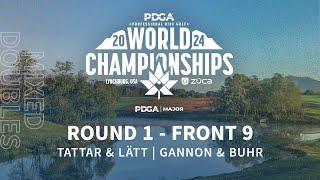 Mixed Doubles at 2024 PDGA Professional World Championships | R1F9 | Tattar & Lätt, Gannon & Buhr