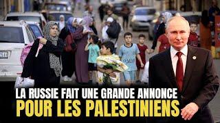 La Russie fait une grande annonce pour les réfugiés palestiniens