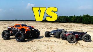 Traxxas X Maxx vs JLB cheetah Tug of War | Remote Control Car | JLB Cheetah RC Car