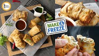 Creamy Chicken Samosa Pockets Recipe by Food Fusion (Ramzan Special Make and Freeze)