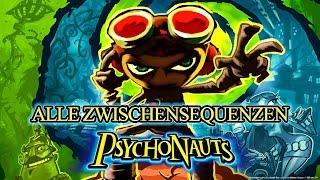 Psychonauts - Alle Zwischensequenzen (in Deutsch) 1080p