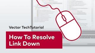 How To Resolve a Link Down Issue | #VectorTechTutorial