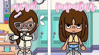 Nerd To Popular  || *WITH VOICE* ️|| Toca Boca TikTok Roleplay 🩵