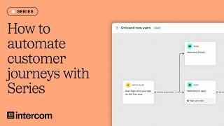 How to automate customer journeys with Intercom Series