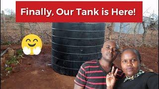 Our Water Tank is HERE // Lucia Nzilani