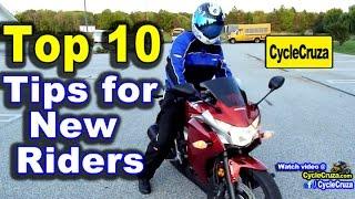 Top 10 Tips For New Motorcycle Riders | MotoVlog