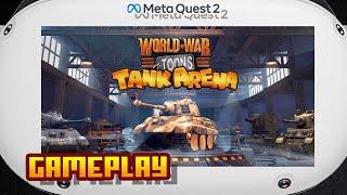 World War Toons: Tank Arena VR - (Oculus Meta Quest 2) - Gameplay