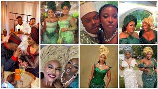 Sharon Ooja's wedding : Ebuka,Erica,Mercy Eke,Shaffy Bello,others attend wedding.