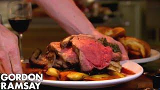 Stuffed Rib of Beef with Horseradish Yorkshire Puddings | Gordon Ramsay