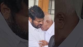 Chiranjeevi   Consoles #RajendraPrasad on the demise of his daughter Trivikram