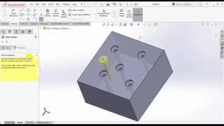 Bài 19  Nhóm lệnh tạo lỗ Hole Wizard, Thread trong Solidworks 2016