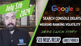 Google Search Console Difficulties, Google Ranking Volatility, Zero Click Study, Google Ads & More