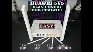 HUAWEI 5v5 VLAN CONFIG for PISOWIFI (LPB,ADO,PISOWIF,etc.)