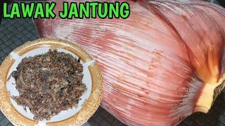 RESEP LAWAK JANTUNG PISANG, Makanan Khas Sulawesi