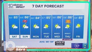 10 Weather: Tampa Bay area evening forecast | Oct. 25, 2024