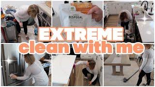 EXTREME CLEAN WITH ME | WHOLE HOUSE | LAUNDRY | DECOR | RACHEL LEE AT HOME