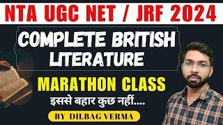 UGC NET JRF English literature Marathon || complete British literature revision || JRF Session