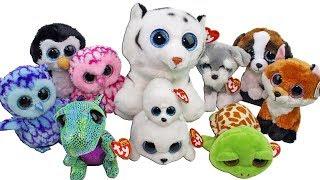Huge Beanie Boo Haul from Joann Fabric Unboxing Toy Review TY Beanie Boo's Plush