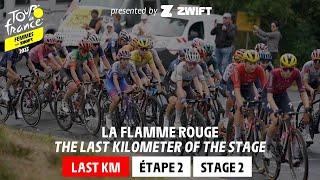 Last Km - Stage 2 - Tour de France Femmes avec Zwift 2023