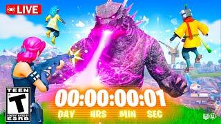 *NEW* FORTNITE GODZILLA UPDATE COUNTDOWN!! NEW BOSS, MYTHICS, LIVE EVENT & MORE! (LIVE)