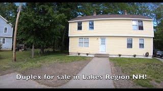 For Sale: Duplex in Lakes Region New Hampshire! [ Belmont, NH real estate video in 4k ]