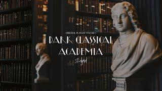 Dark Classical Academia ️ Haunted Library & ️ Thunderstorm