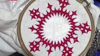 Gujrati Stitch ( Round Shape )/ Kutch Work / Sindhi Work Stitch