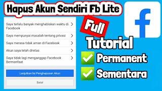 UPDATE ! Cara Memblokir Akun Fb Sendiri Di Fb Lite